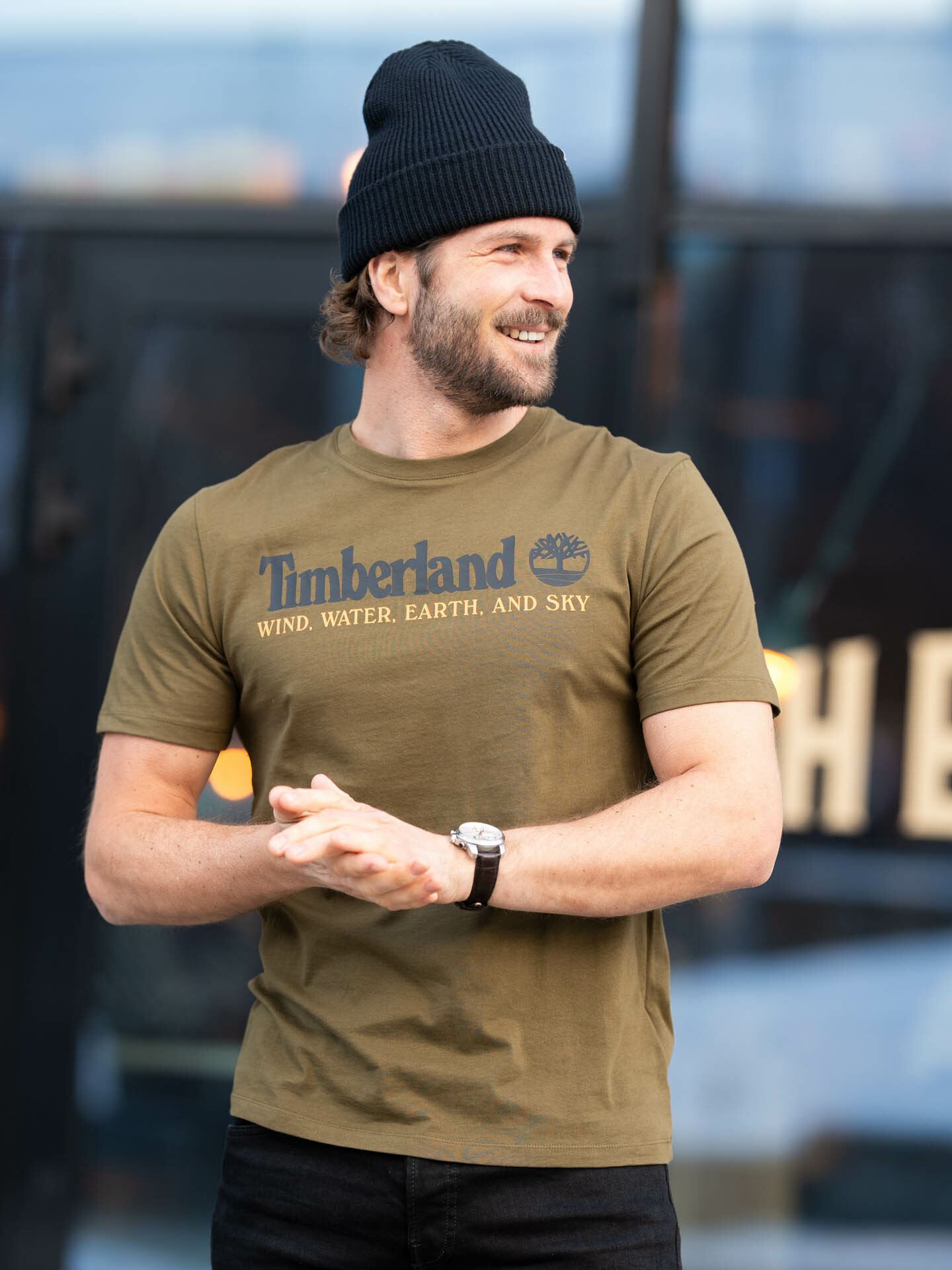 Timberland Short Sleeve Front Graphic Tee Grønn