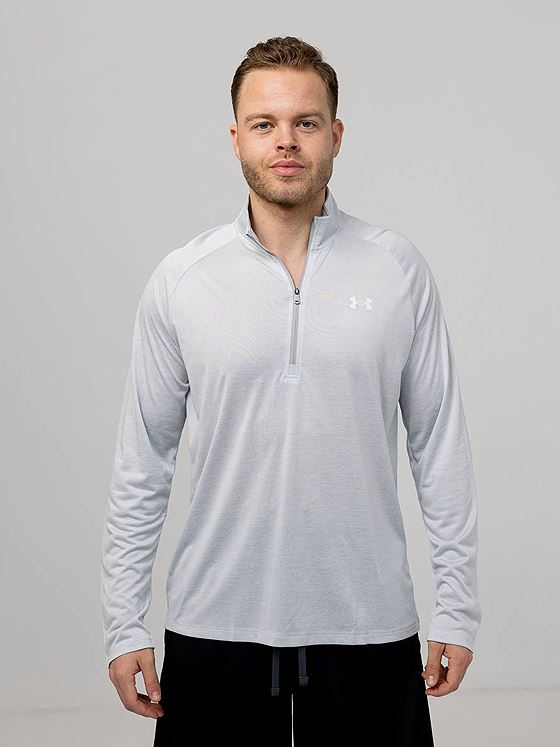 Under Armour UA Tech 2.0 1/2 Zip Grå