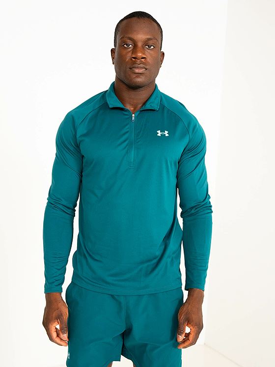 Under Armour UA Tech 2.0 1/2 Zip Grønn