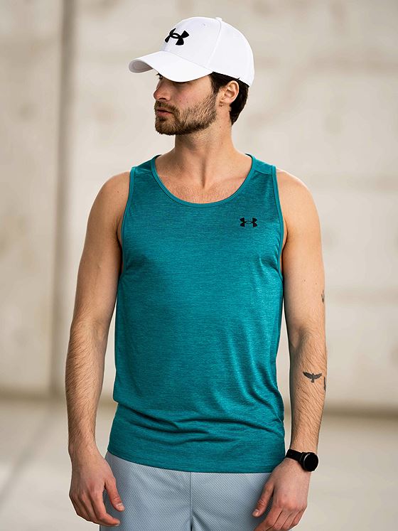 Under Armour Tech 2.0 Tank Coastal Teal / Birdie Green / Black