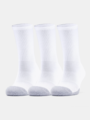 Under Armour UA Heatgear Crew 3pk White / Steel