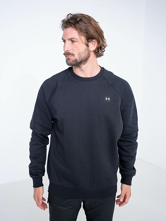 Under Armour Rival Fleece Crew Black / Onyx White