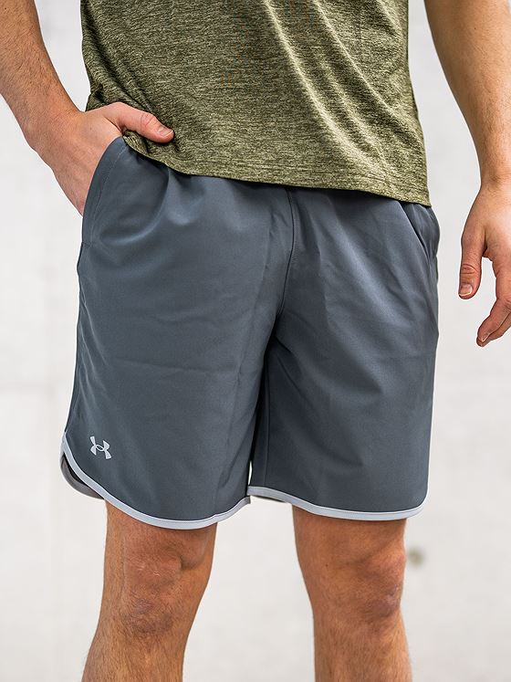 Under Armour UA HIIT Woven Shorts Pewter / Black