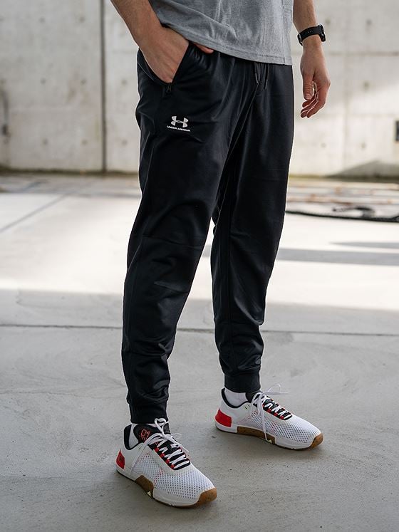 Under Armour Sportstyle Tricot Jogger Black / White