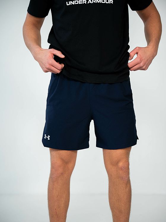 Under Armour Vanish Woven 6in Shorts Midnight Navy / Mood Gray