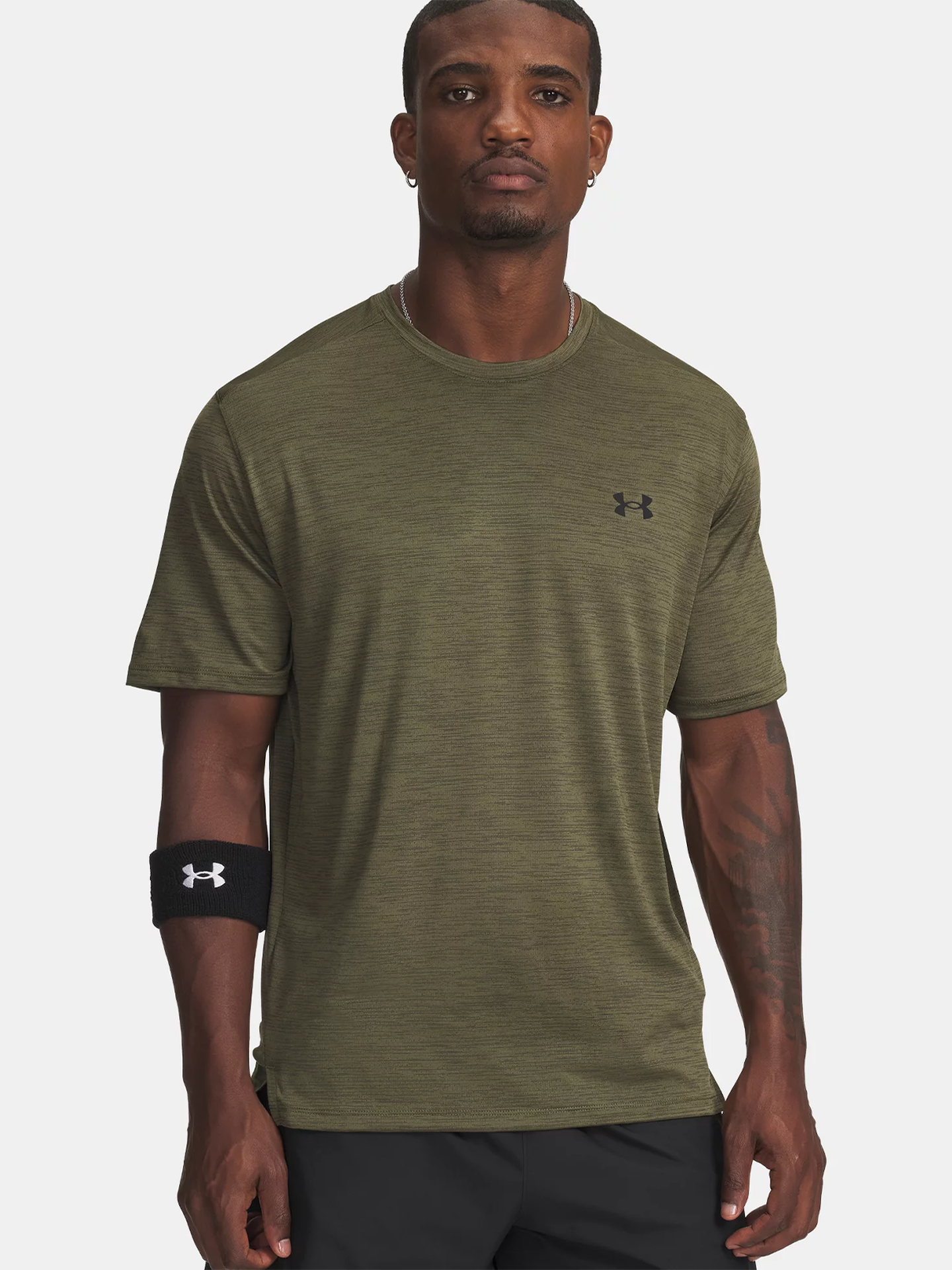 Under Armour Tech Vent Short Sleeve Marine OD Green