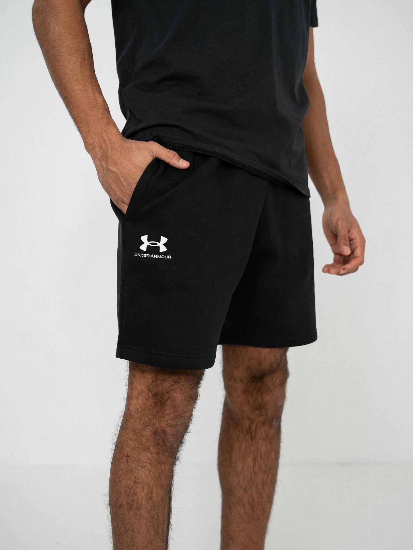 Under Armour Essential Fleece Shorts Black