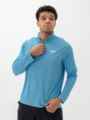 Under Armour Tech Textured 1/2 Zip Ether Blue / White