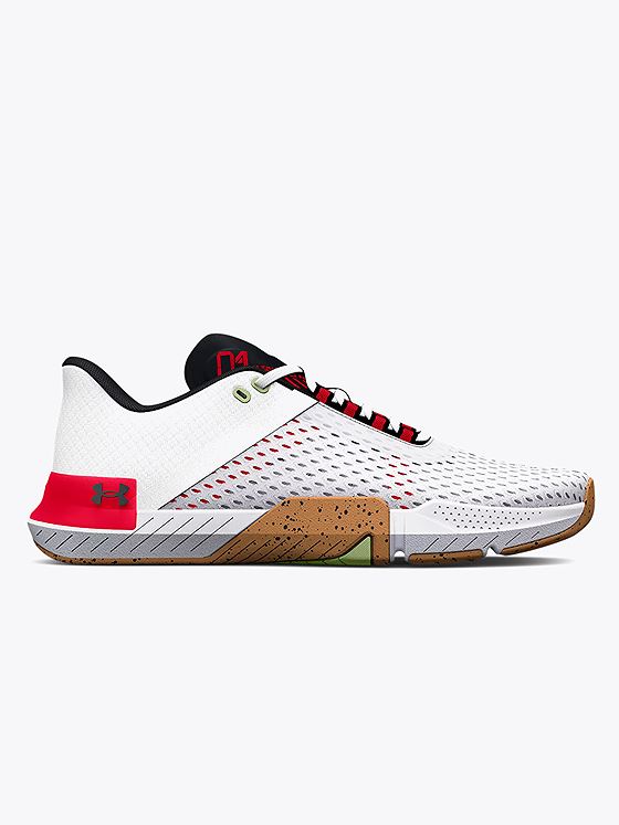 Under Armour UA TriBase Reign 4 White / Radio Red