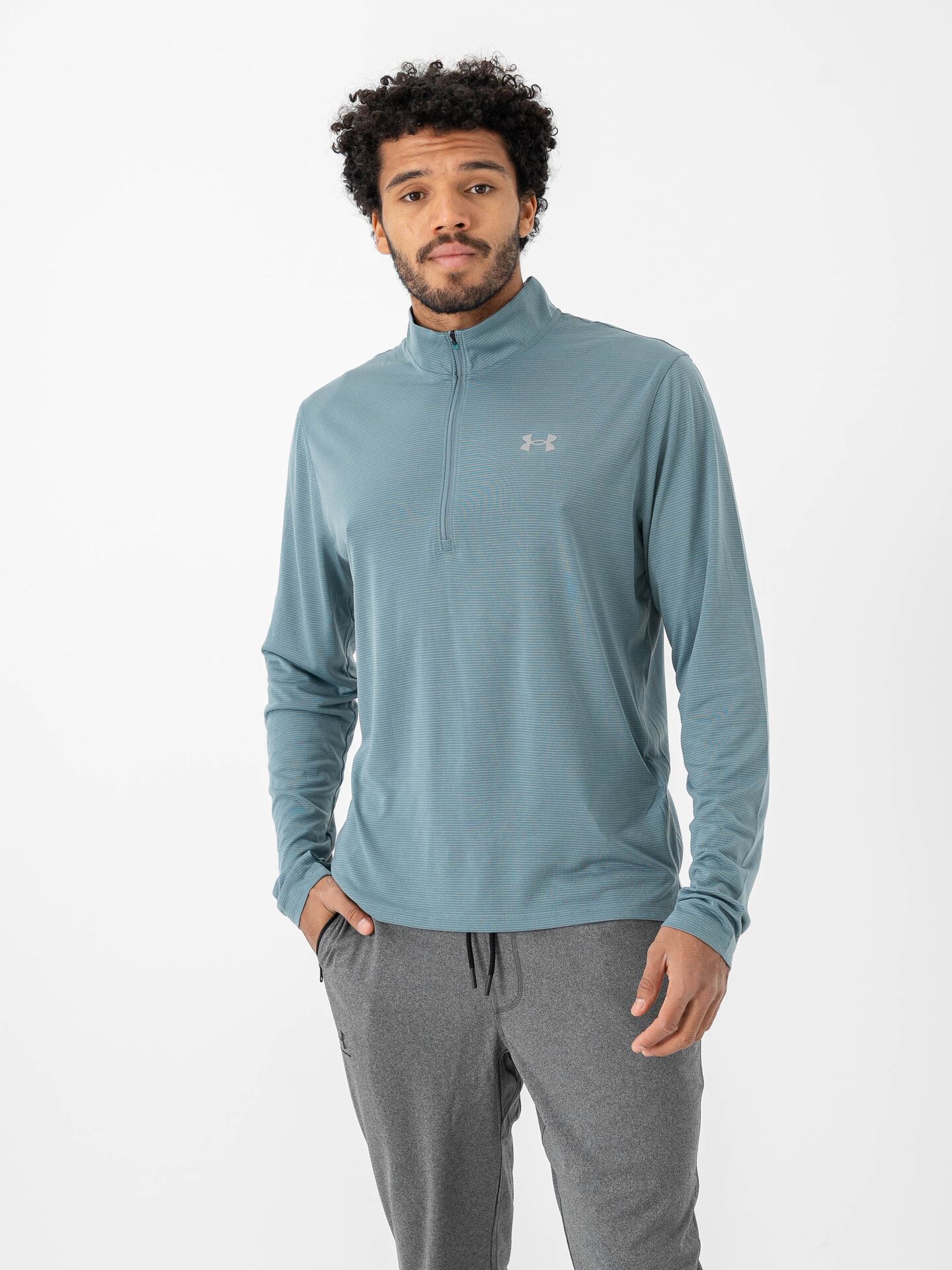 Under Armour LAUNCH 1/4 Zip Jasper Blue / Reflective -