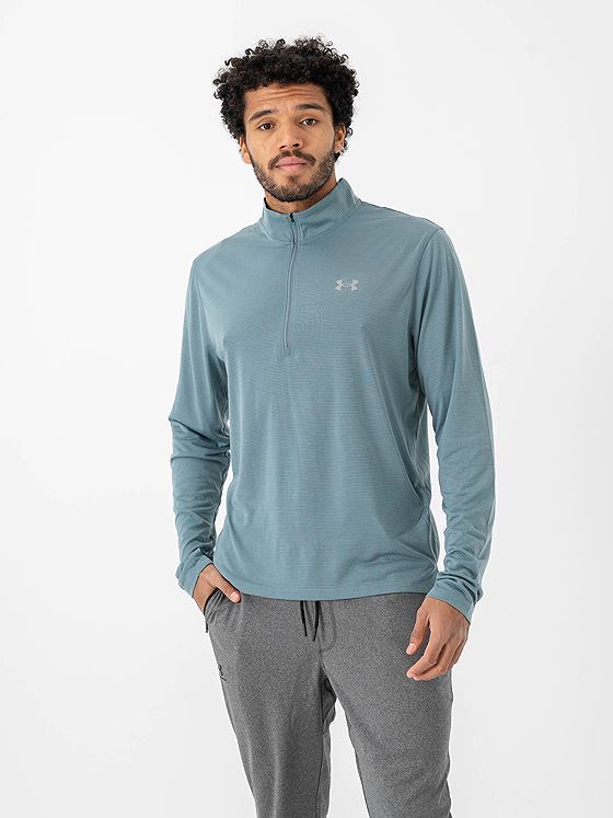 Under Armour LAUNCH 1/4 Zip Jasper Blue / Reflective -