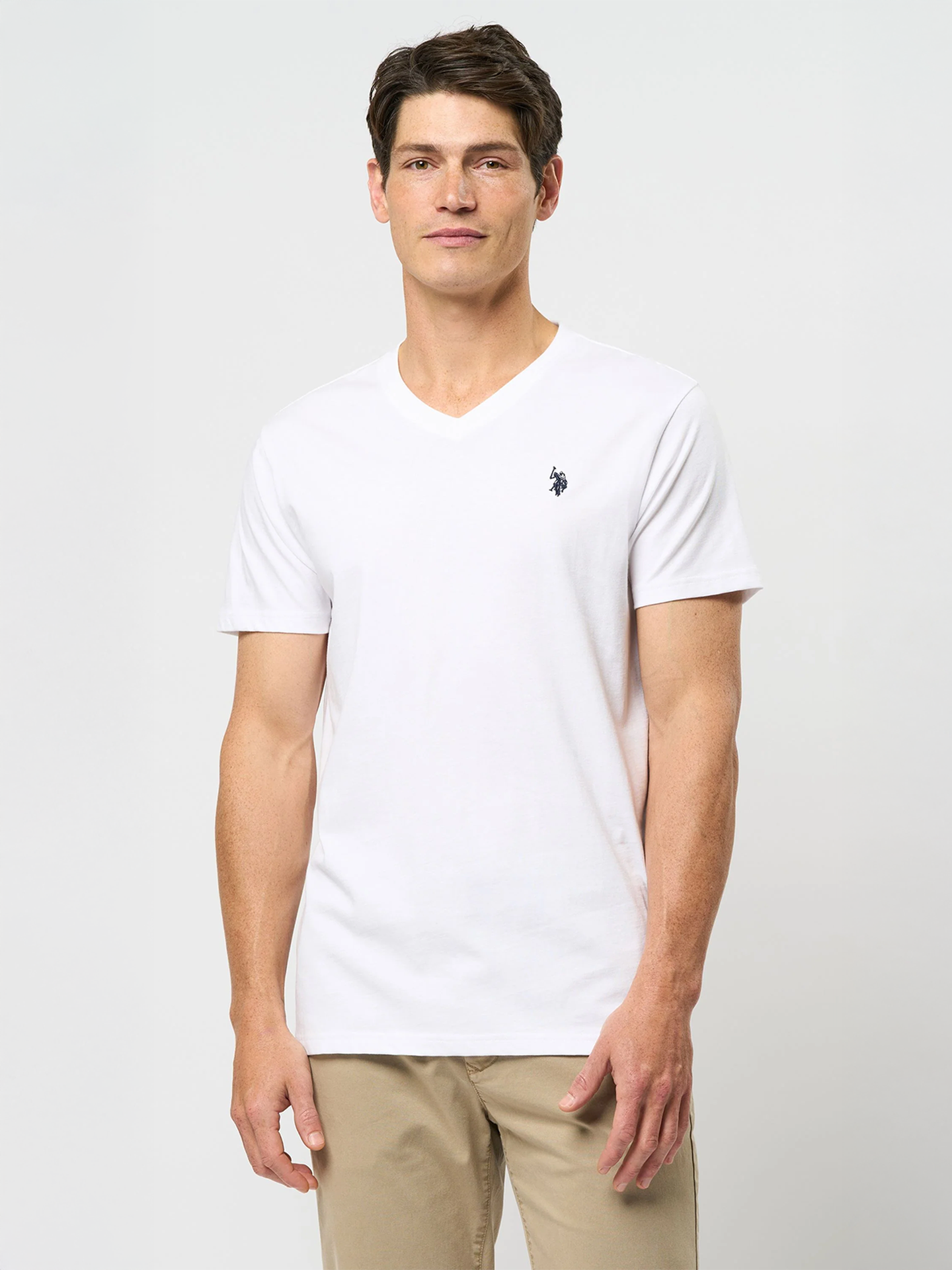 U.S. Polo Assn. Cem T-Shirt V-Neck White