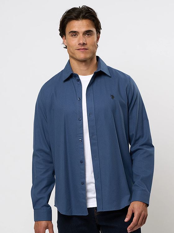 U.S. Polo Assn. Ragn Regular FL Shirt Vintage Indigo