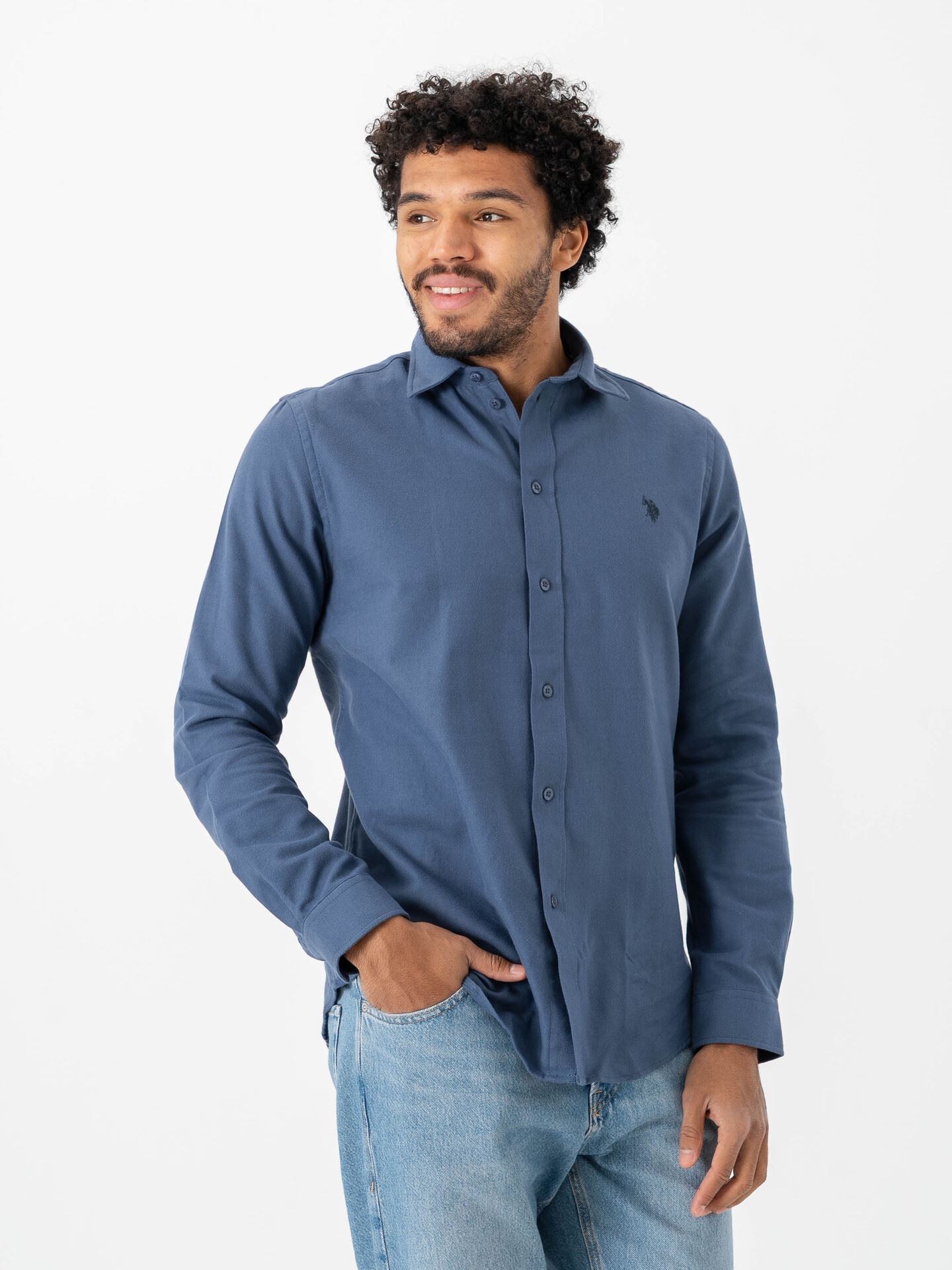 U.S. Polo Assn. Ragn Regular FL Shirt Vintage Indigo