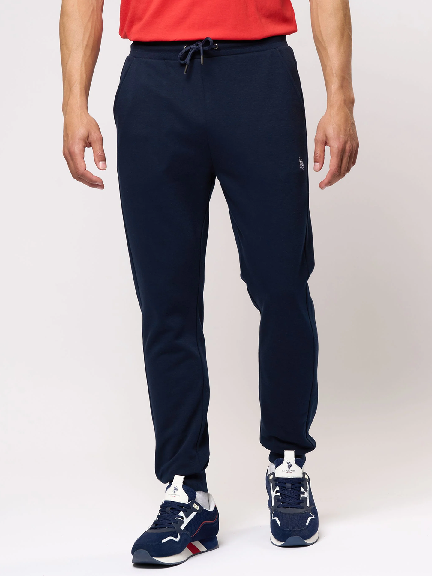 U.S. Polo Assn. Terkel Regular Cotton Sweatpants Dark Sapphire