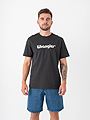 Wrangler Logo Tee Black