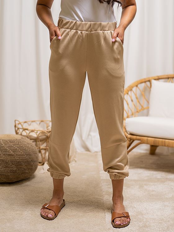 Moss Copenhagen Ima Sweat Pants White Pepper