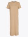 Moss Copenhagen Liv Organic Short Sleeve Dress Cornstalk