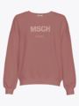 Moss Copenhagen Ima MSCH Sweatshirt Ash Rose/Mahogany Rose