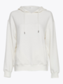 Moss Copenhagen Ima Q Logo Hood Sweatshirt Egret
