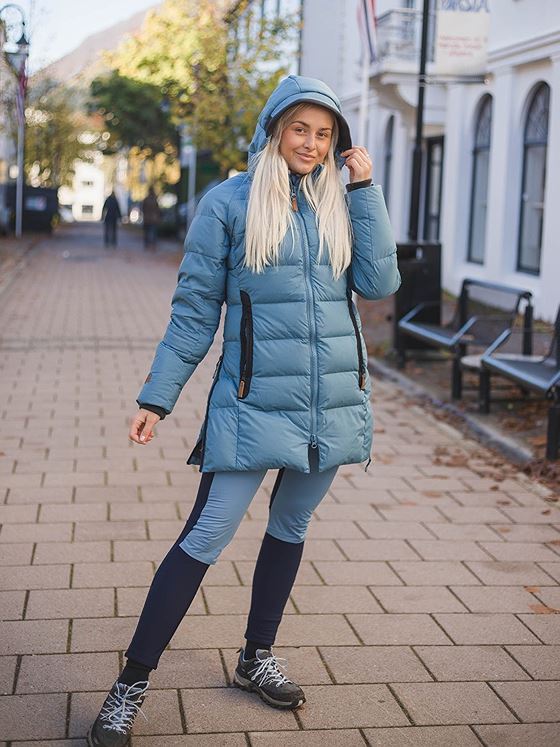 Twentyfour Mellow Dunparkas Tåkeblå