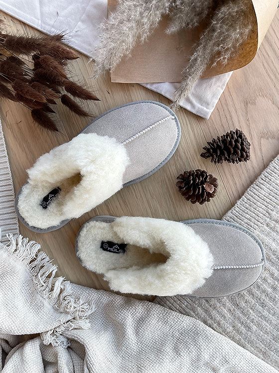 Mols Mols Tamara Warm Slipper Chateau Gray