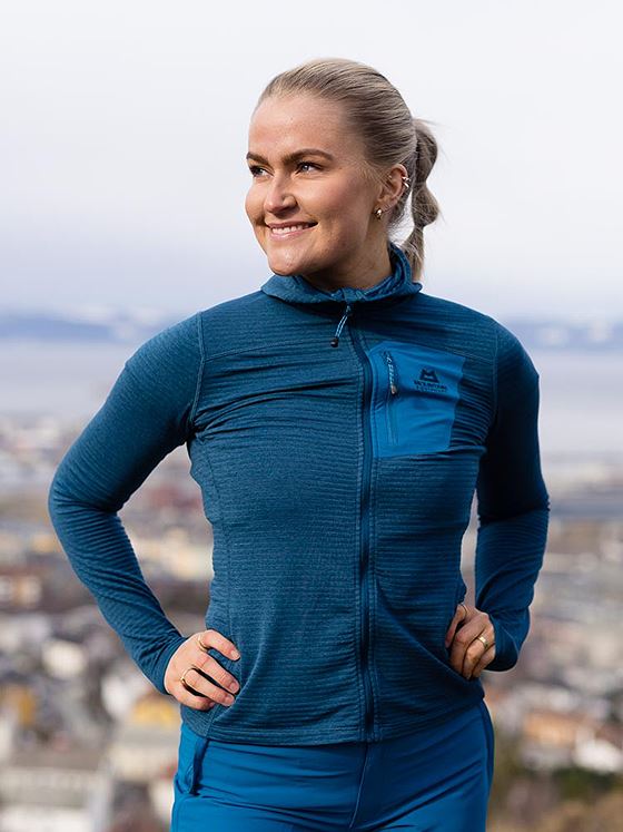 Mountain Equipment Lumiko Hooded Women`s Jacket Majolica/Alto Blue