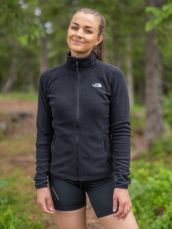 The North Face 100 Glacier Full Zip Black