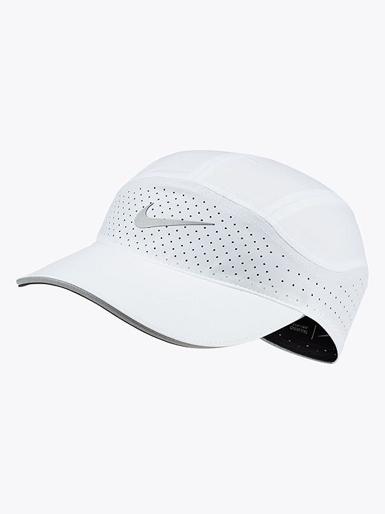 Nike Aero Running Cap White/ Reflective Silver