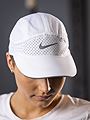 Nike Aero Running Cap White/ Reflective Silver