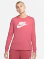 Nike Essential LS Tee Archaeo Pink / White