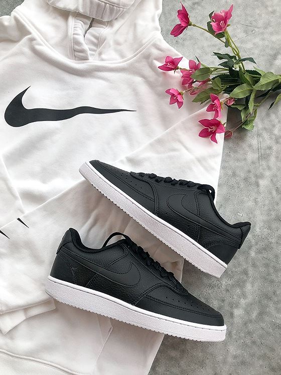 Nike Court Vision Low Black/ Black-White