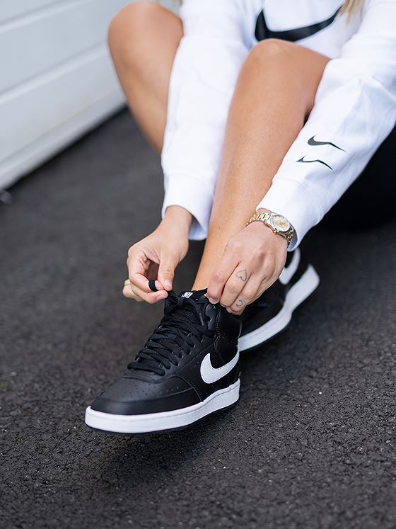 Nike Court Vision Mid Black/ White