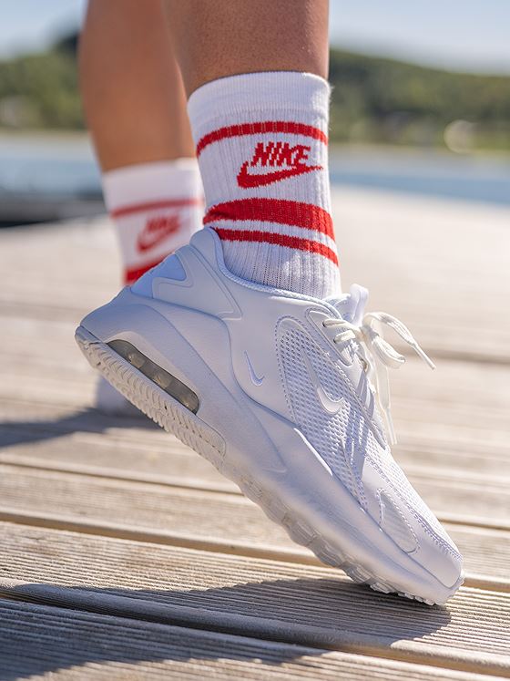 Nike Crew Essential Stripe White/ University red