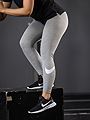 Nike Essential Tights Dark Grey Heather/Hvit