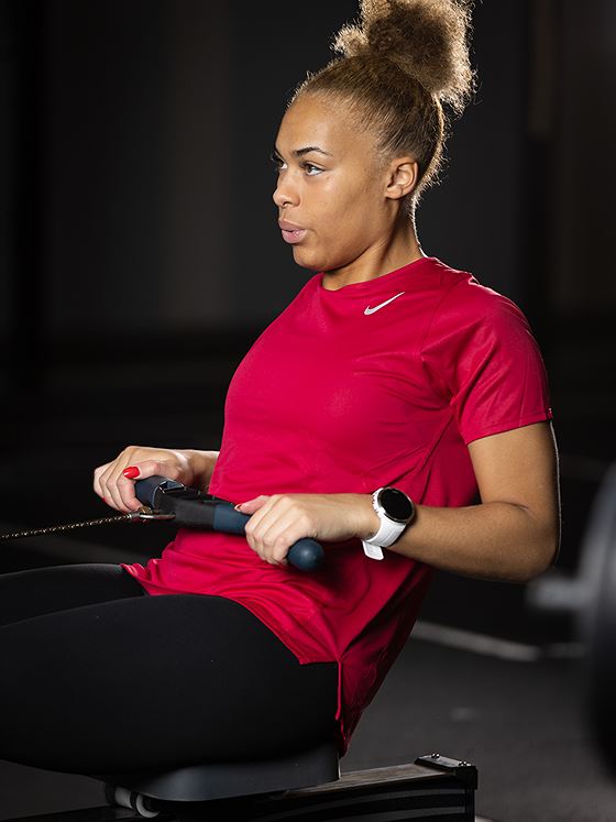 Nike Dri-Fit Race Short Sleeve Rød
