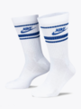 Nike Crew Essential Stripe Socks Hvit/Game Royal/Game Royal