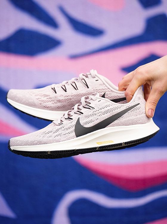 Nike Air Zoom Pegasus 36 Platinum Violet/ Black-Plum Chalk-Sail