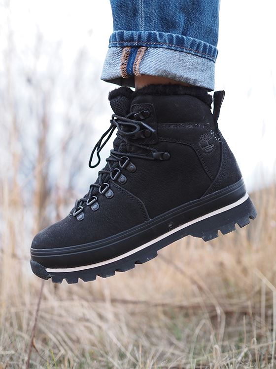 Timberland Eurohiker WP Fur Lined Black