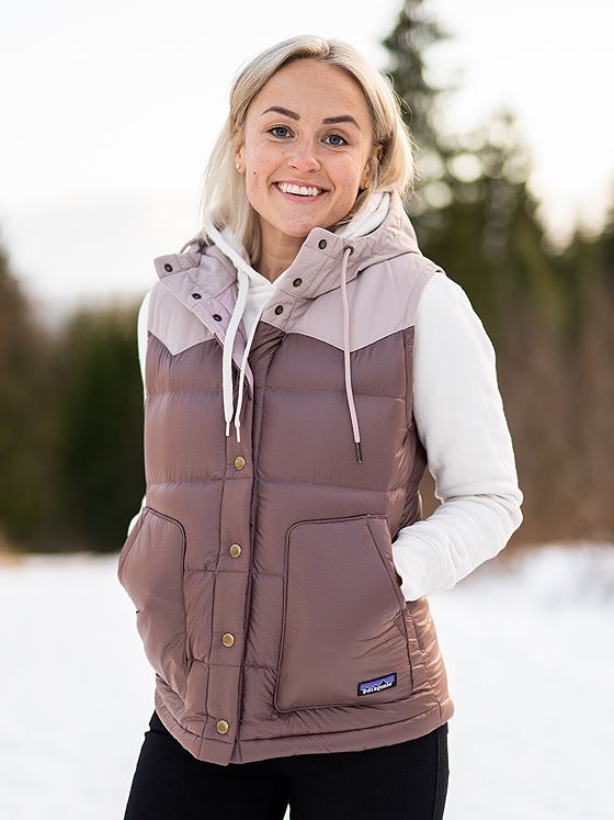 Patagonia Bivy Hooded Vest Dusky Brown