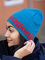 Patagonia Beanie Hat Logo Belwe Mini Logo Belwe / Crater Blue