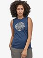 Patagonia Root Revolution Organic Muscle Tee Stone Blue