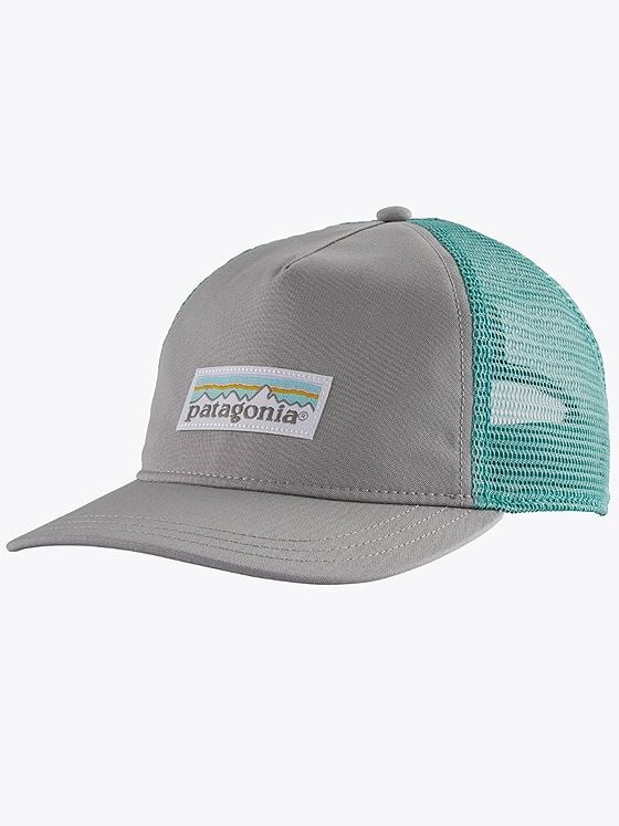 Patagonia Logo Organic Layback Trucker Hat Grå