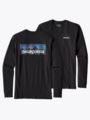 Patagonia Long Sleeve P-6 Logo Responsibili-T Black