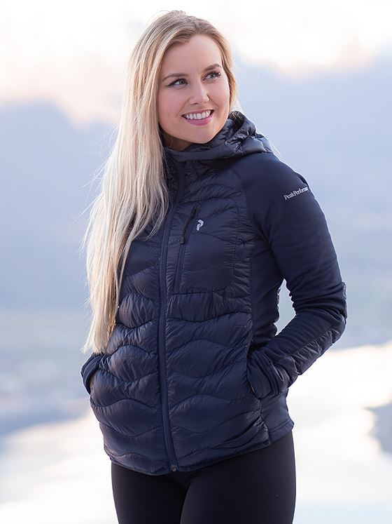 Peak Performance Helium Hybrid Hood Jacket Blue Shadow