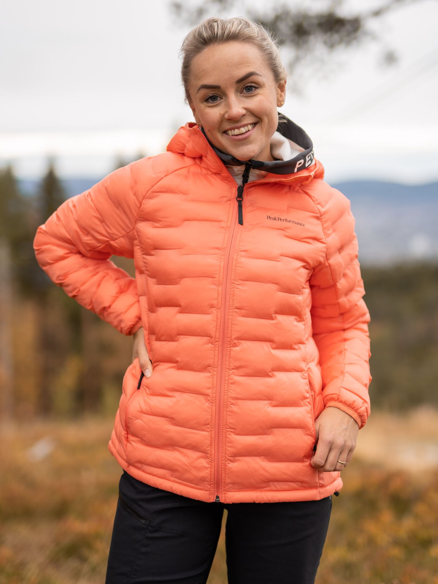 Peak Performance Argon Light Hood Jacket - Oransje