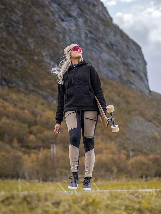 Peak Performance Original Pile Half Zip Black