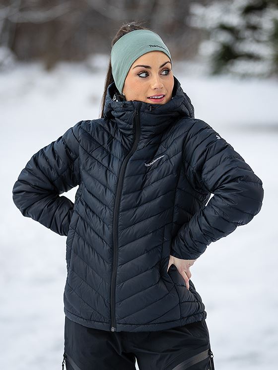 Peak Performance Frost Down Hood Jacket Svart