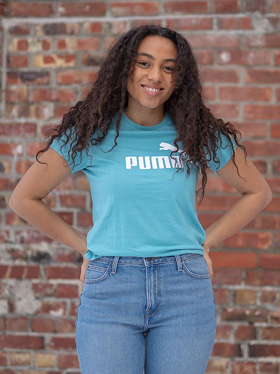 Puma Essentials Logo Tee Porcelain