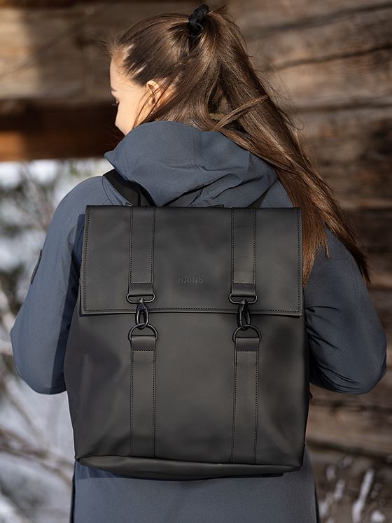 Rains Messenger Bag Black